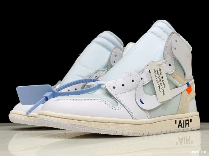 Jordan High Air AQ0818-100 Retro 1 White Off-White 0728